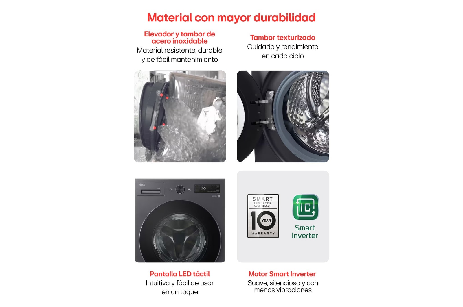 Material para mayor durabilidad
